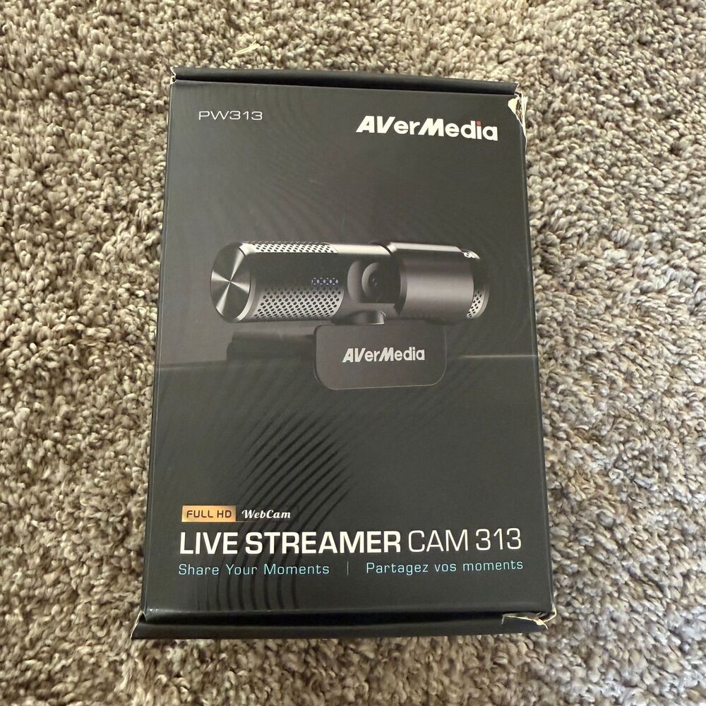 AVerMedia‎ Live Streamer CAM 313 1080p HD Webcam - PW313